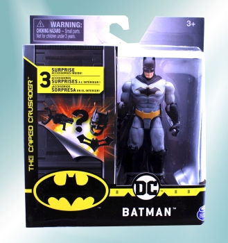 DC Comics Batman the caped crusader Actionfigur "grey/black outfit" von Spin Master